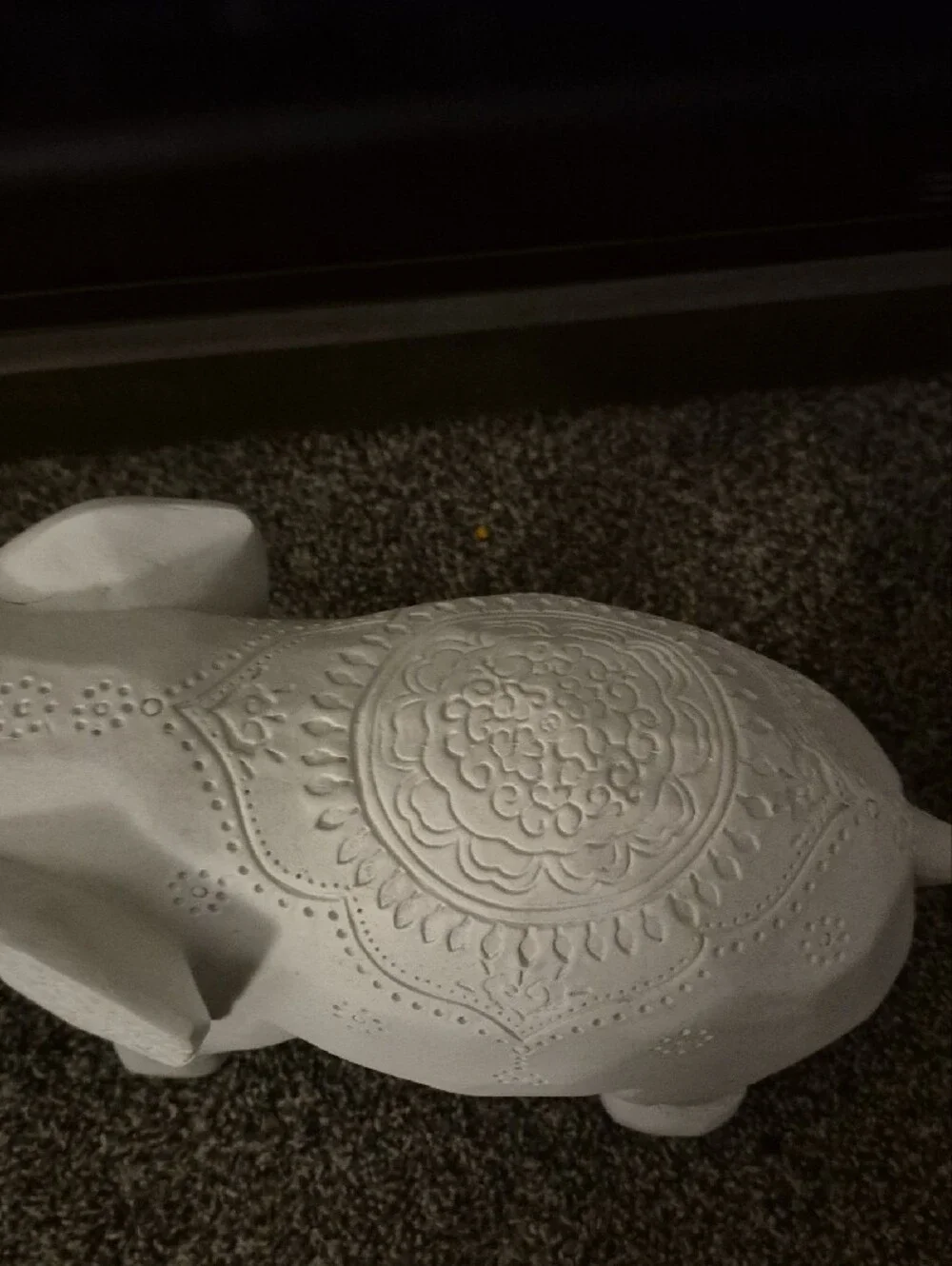 White Decorative Elephant Figurine